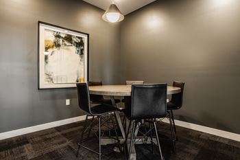 Conference room with a table and chairs at Upper Vue Flats, Dublin, OH, Ohio, 43016